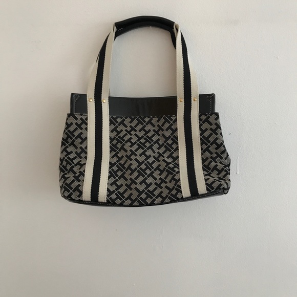 Tommy Hilfiger Logo Canvas Handbag - Picture 3 of 7